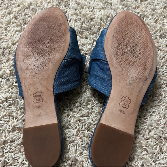 TORY BURCH DENIM SANDALS💗💗💗 - Picture 4 of 4